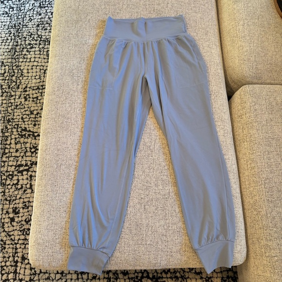 Athleta Women's Light Blue Joggers - Picture 1 of 4